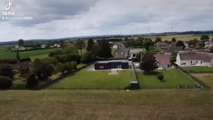 Maison en charpente métallique